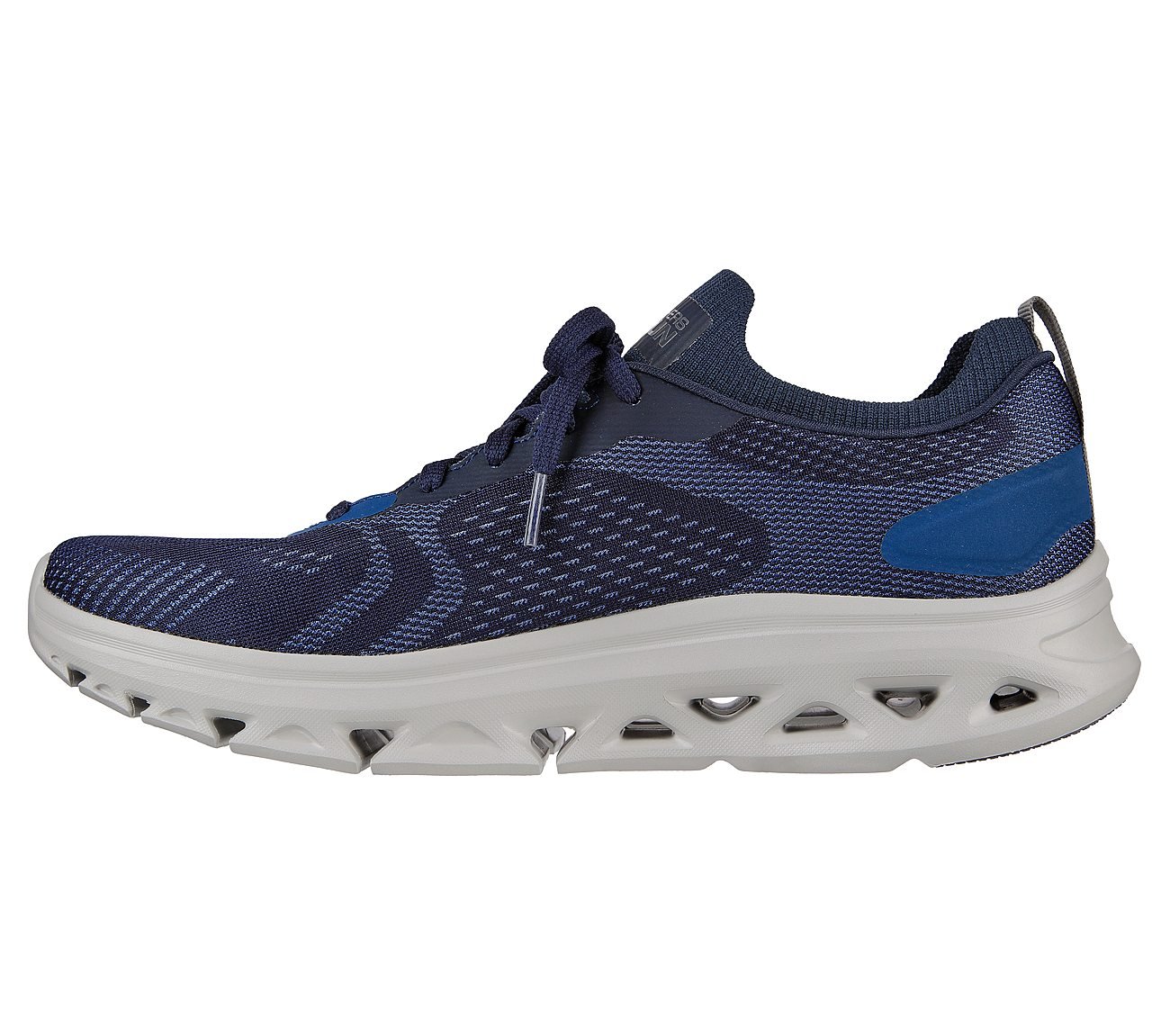 GO RUN GLIDE-STEP FLEX-RADAR, NNNAVY Footwear Left View