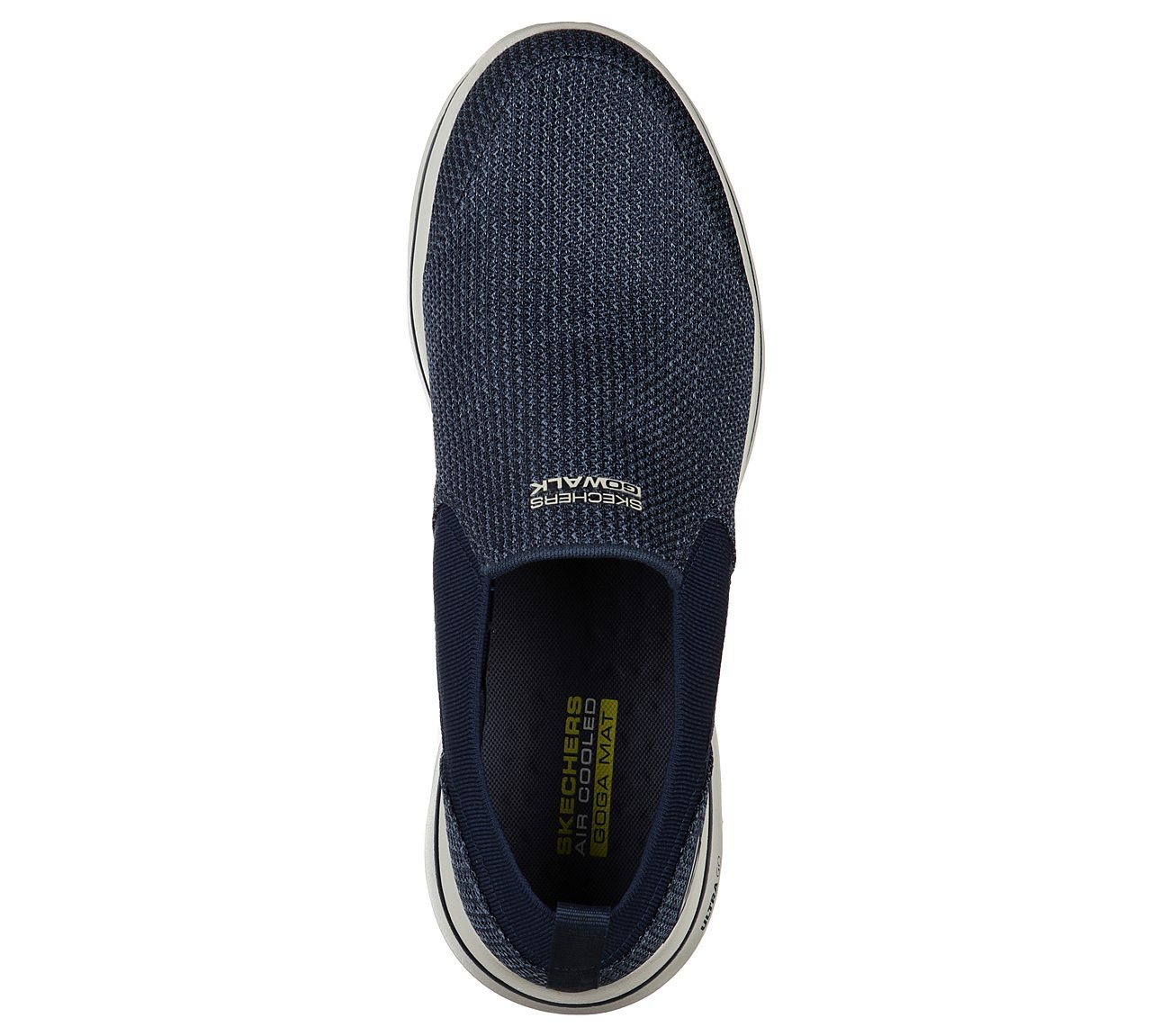 GO WALK 5 - BRUTUS, NAVY/BROWN Footwear Top View