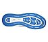 GO RUN BALANCE 2, GREY/BLUE Footwear Bottom View
