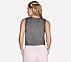 DIAMOND CROPPED TANK, BLACK