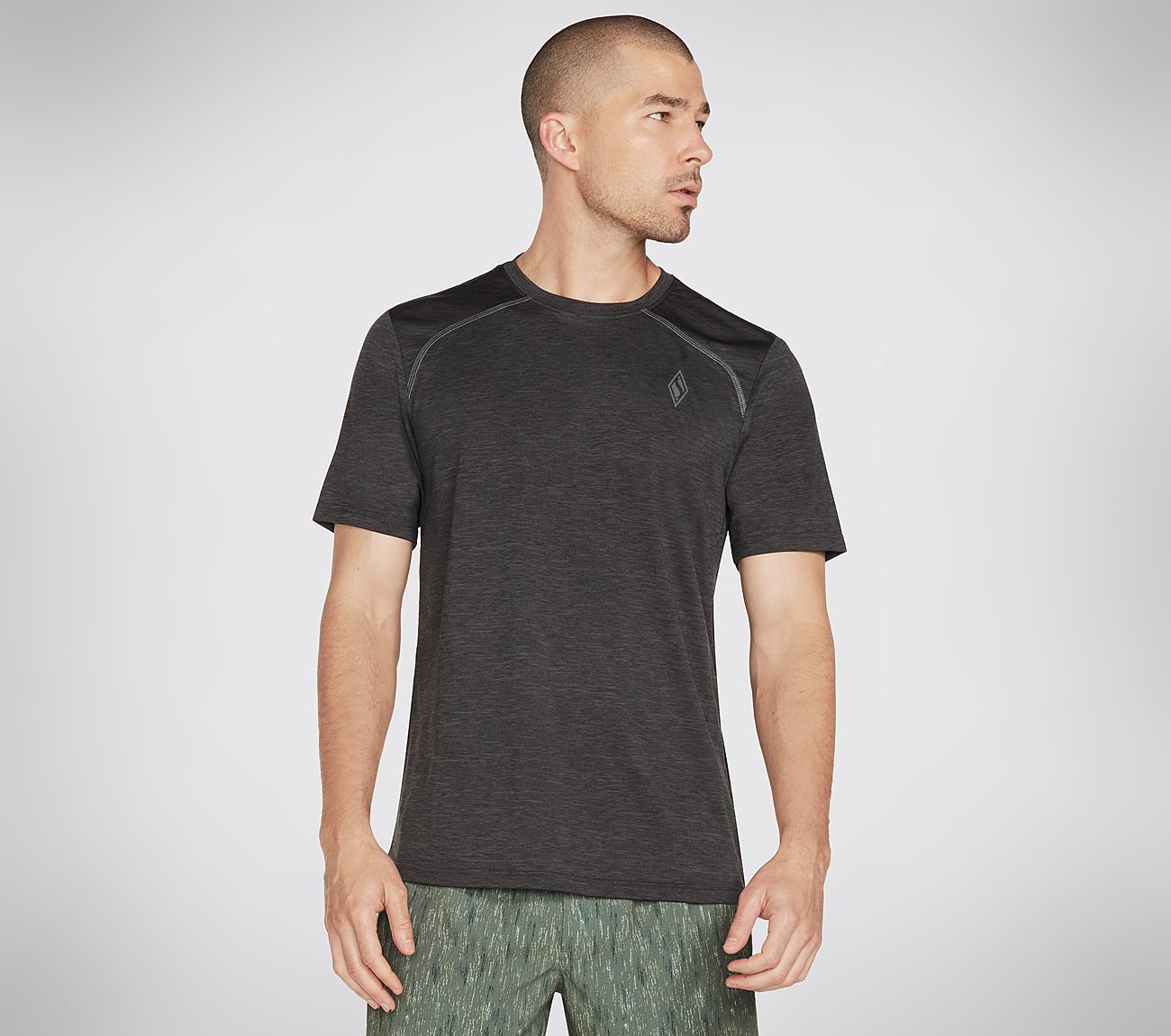  ON THE ROAD TEE, BLACK/CHARCOAL Apparel Left View