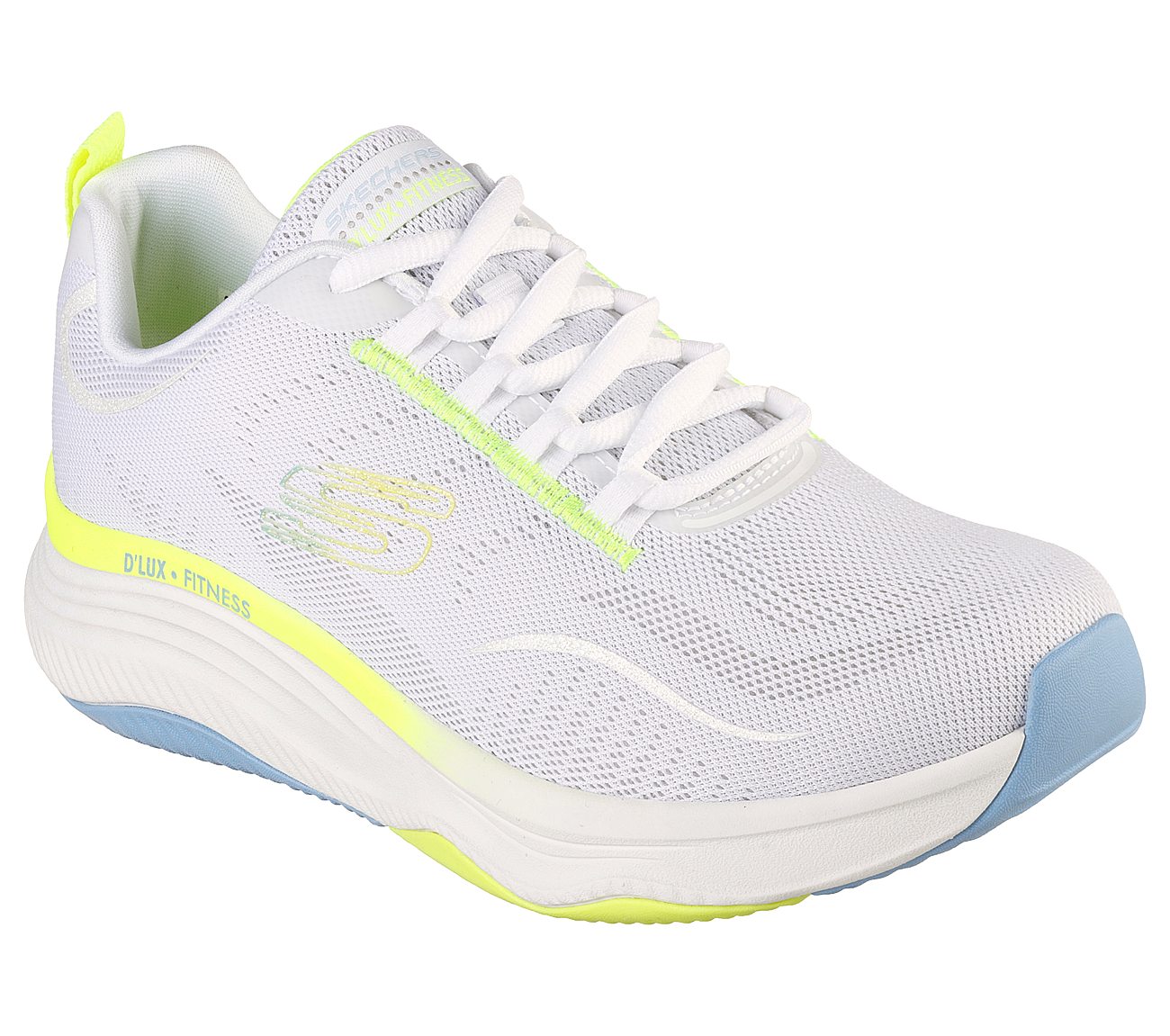 D'LUX FITNESS, WHITE/MULTI Footwear Right View