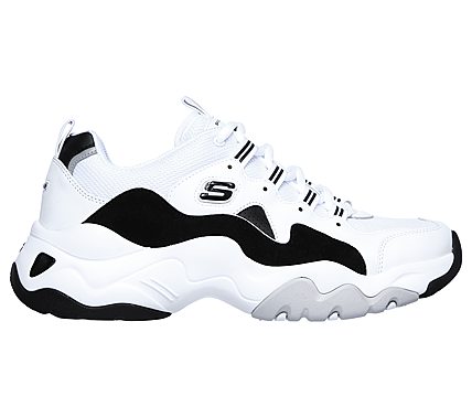 D'LITES 3-ZENWAY, WHITE BLACK Footwear Right View