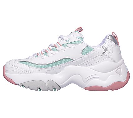 D'LITES 3.0-BLAST FULL, WHITE/PINK/MINT Footwear Left View