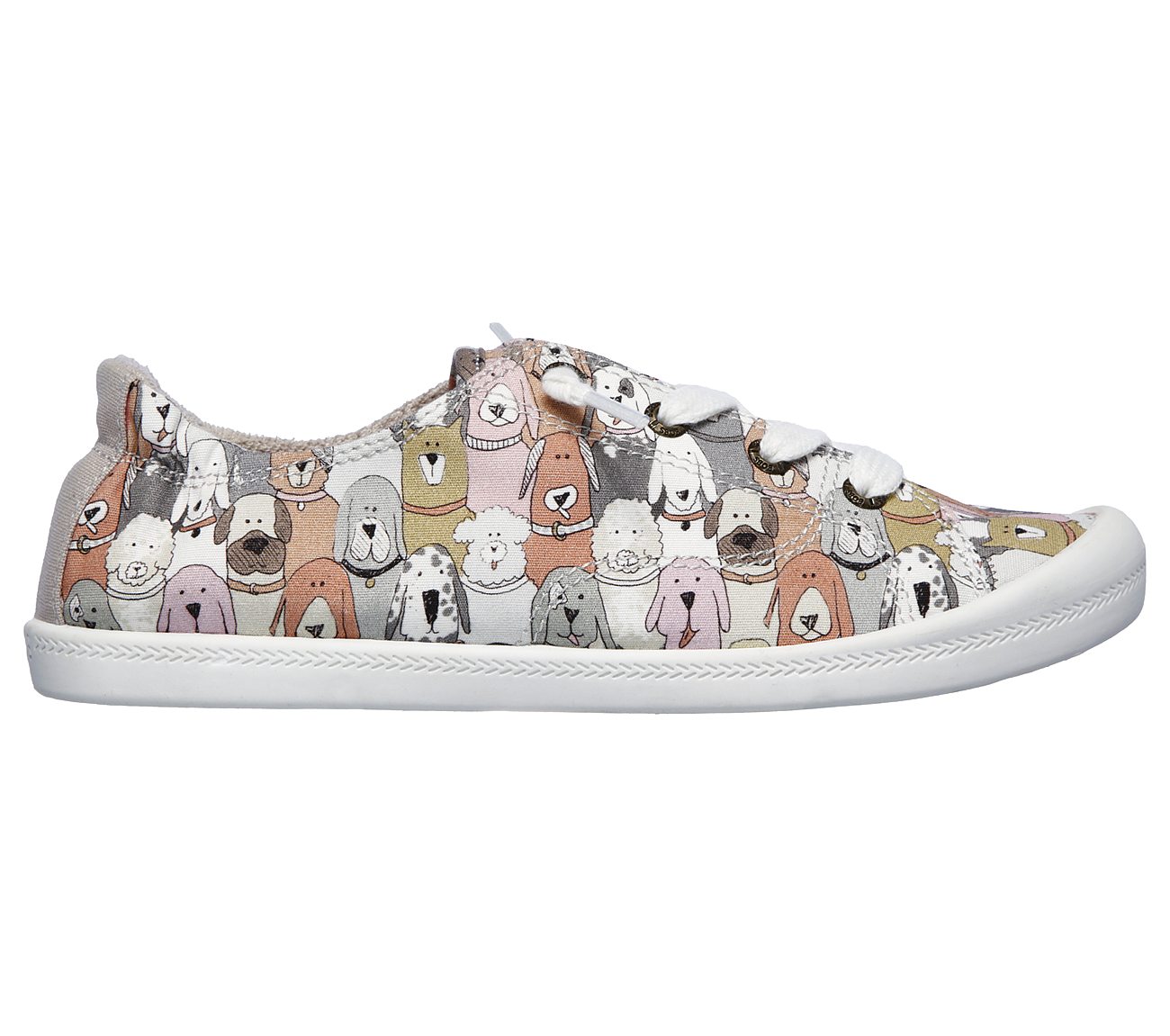 BEACH BINGO - DOG HOUSE PARTY, TAUPE/MULTI Footwear Lateral View
