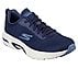 GO RUN ARCH FIT - SKYWAY, NAVY/BLUE Footwear Lateral View