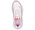 MAX CUSHIONING ELITE-GALAXY B, WHITE/LAVENDER Footwear Top View