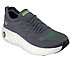 MAX CUSHIONING HYPER CRAZE, CHARCOAL/LIME Footwear Right View