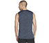 ON THE ROAD MUSCLE TANK, BLUE/GREY Apparel Bottom View