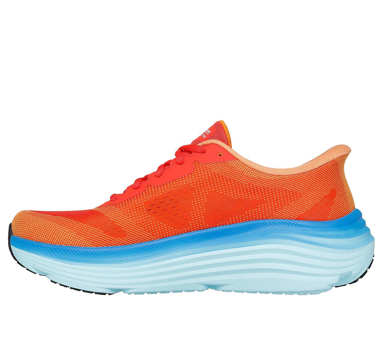 MAX CUSHIONING ENDEAVOUR - EX, ORANGE/BLUE Footwear Left View