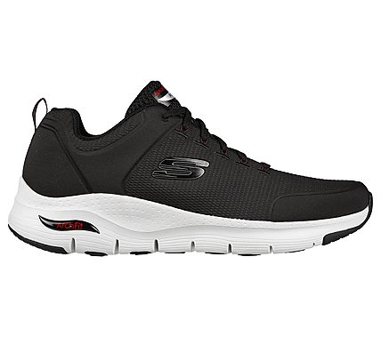 ARCH FIT-TITAN, BLACK/WHITE Footwear Right View