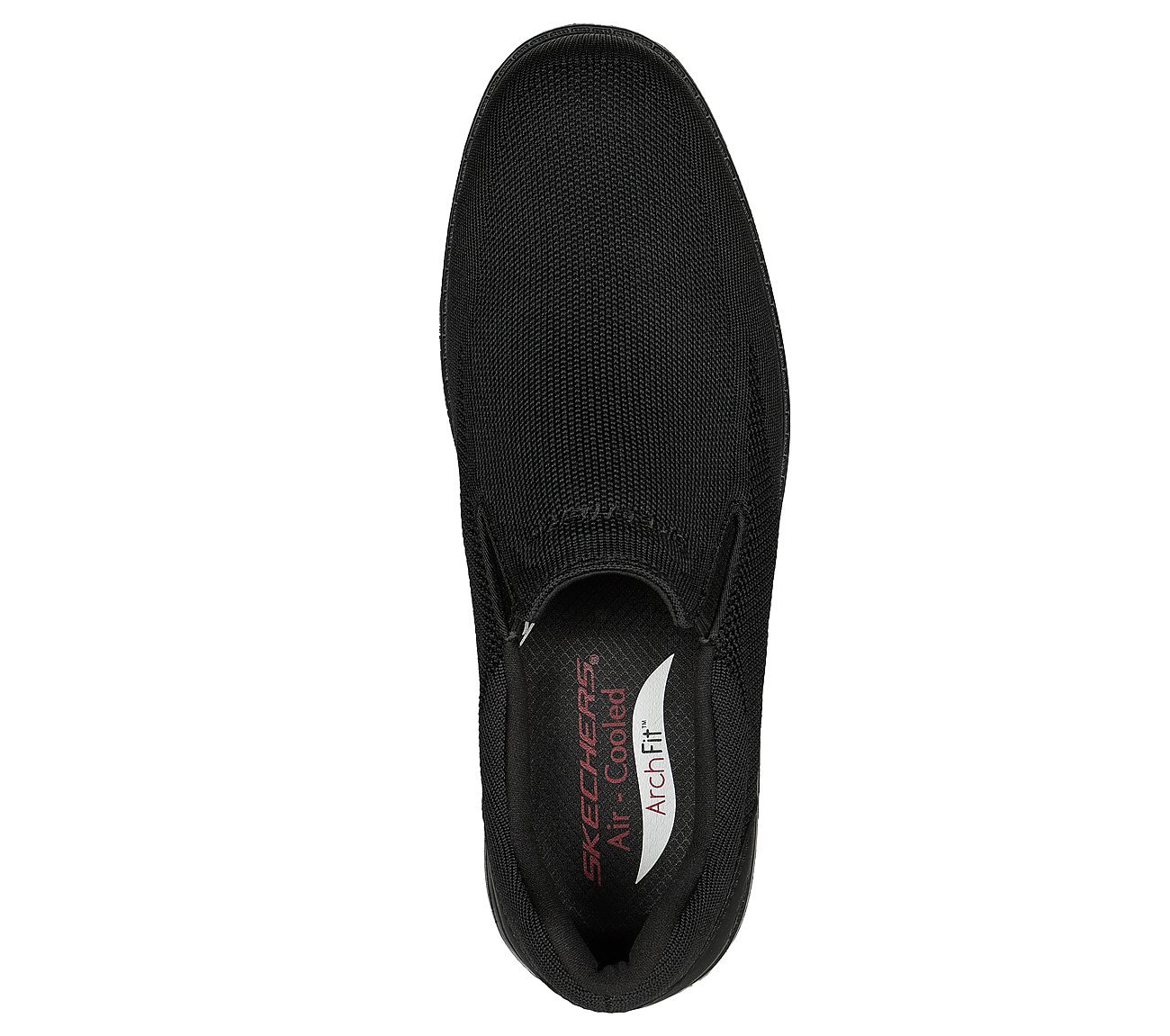 ARCH FIT OGDEN, BBLACK Footwear Top View