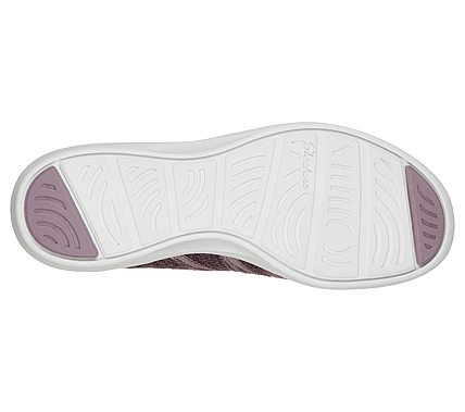 ARYA, PLUM Footwear Bottom View