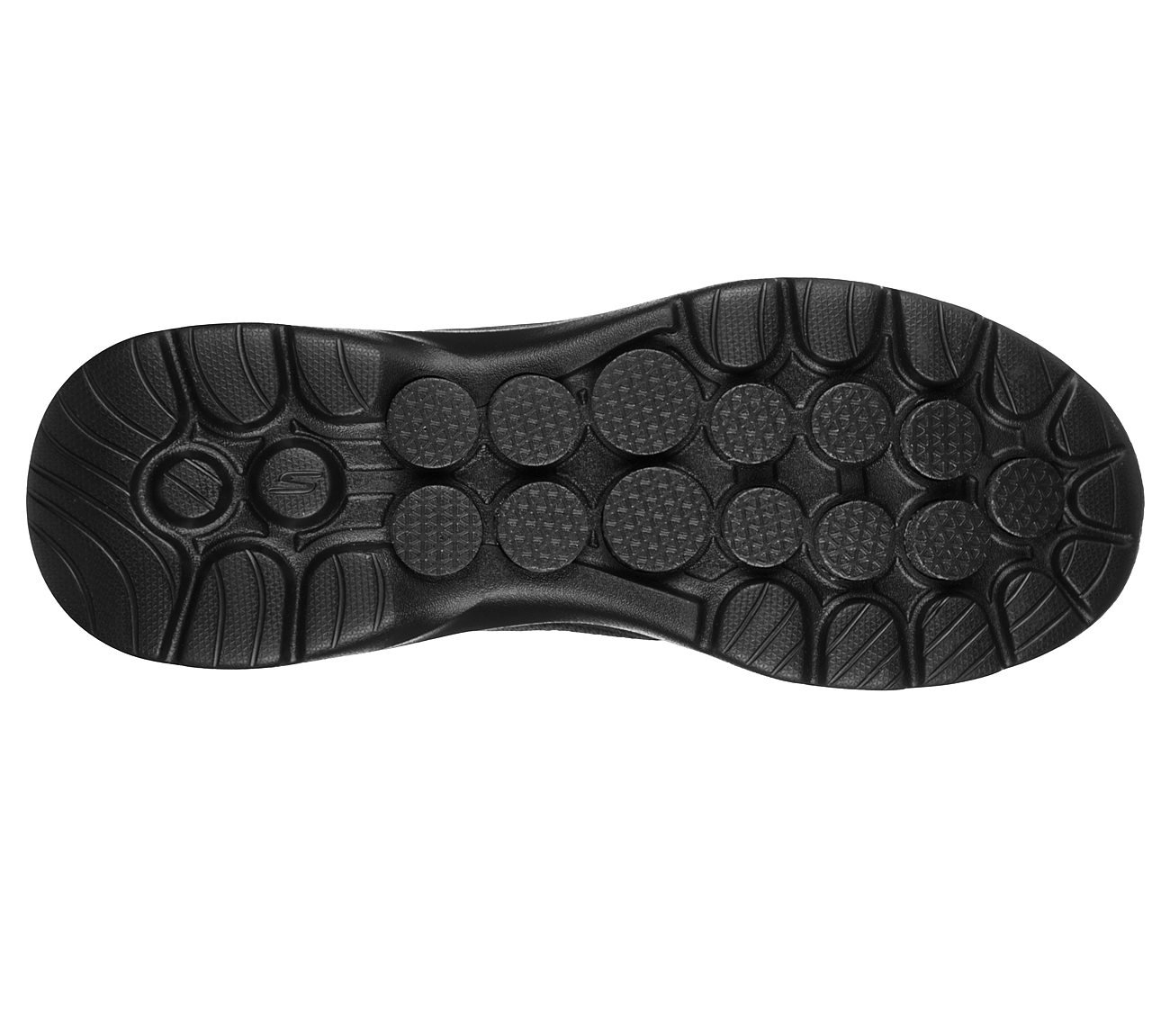 GO WALK 6 - MOTLEY, BBLACK Footwear Bottom View