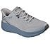 BOBS SKILLZ, GRAY/BLUE Footwear Right View