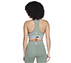 GOFLEX JACQUARD BRA, LIGHT GREEN Apparel Top View
