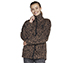 BOBS SPOT PRINT SHERPA JACKET, BROWN/MULTI Apparels Left View