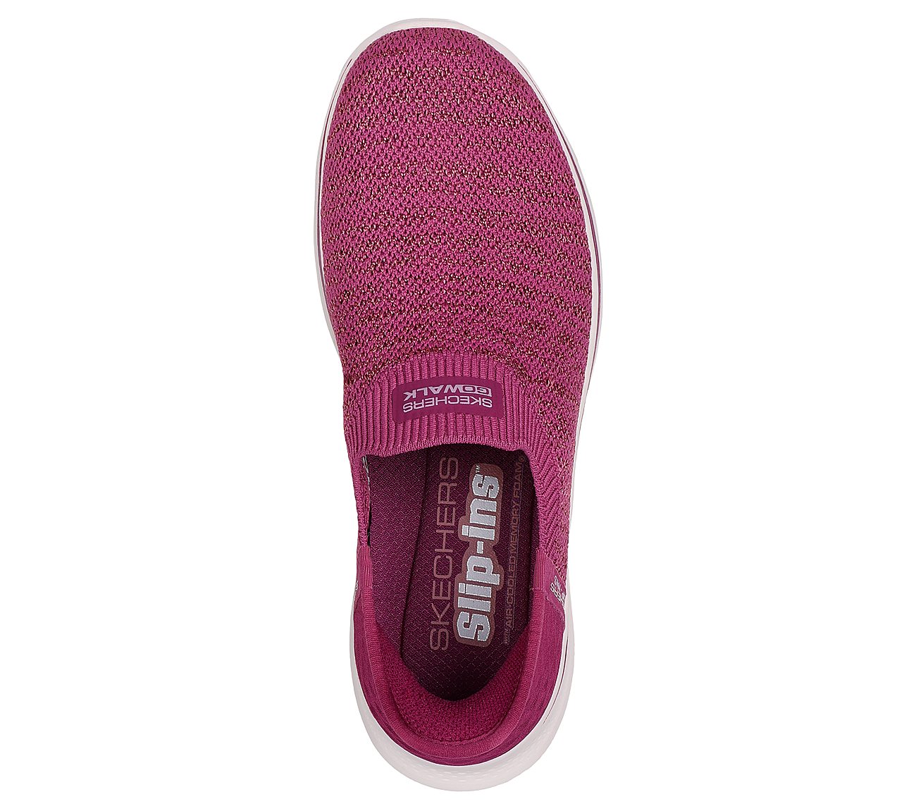 GO WALK 7 - SPRINGTIME, PLUM Footwear Top View