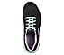 ARCH FIT-COMFY WAVE, BLACK/LAVENDER Footwear Top View
