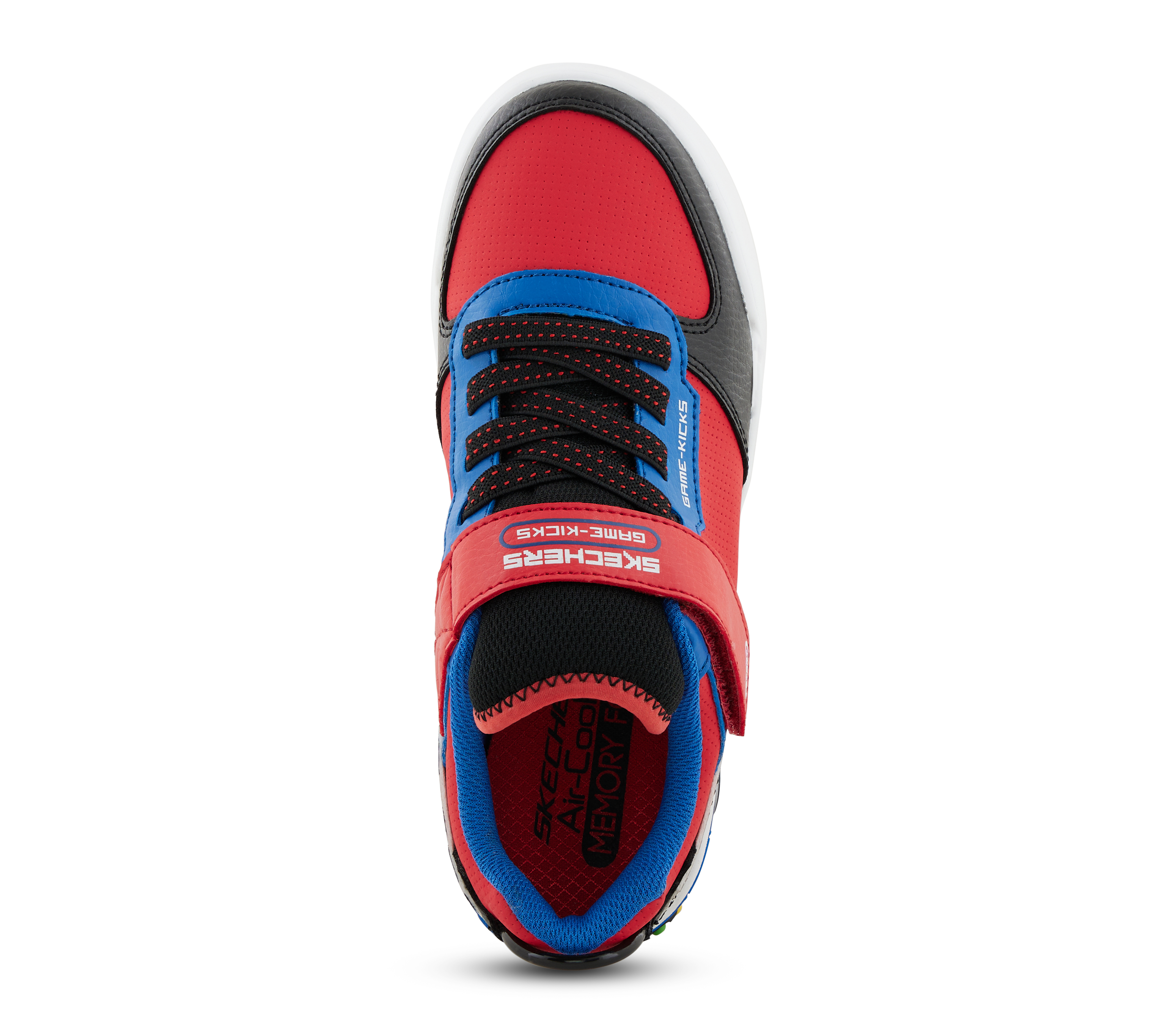 GAME COURT, RED/MULTI Footwear Top View