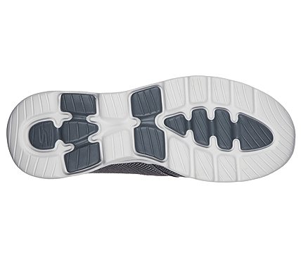 GO WALK 5 - BEELINE, GREY Footwear Bottom View