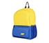 MINI BACKPACK WITH SINGLE COMPARTMENT, BLUE/YELLOW