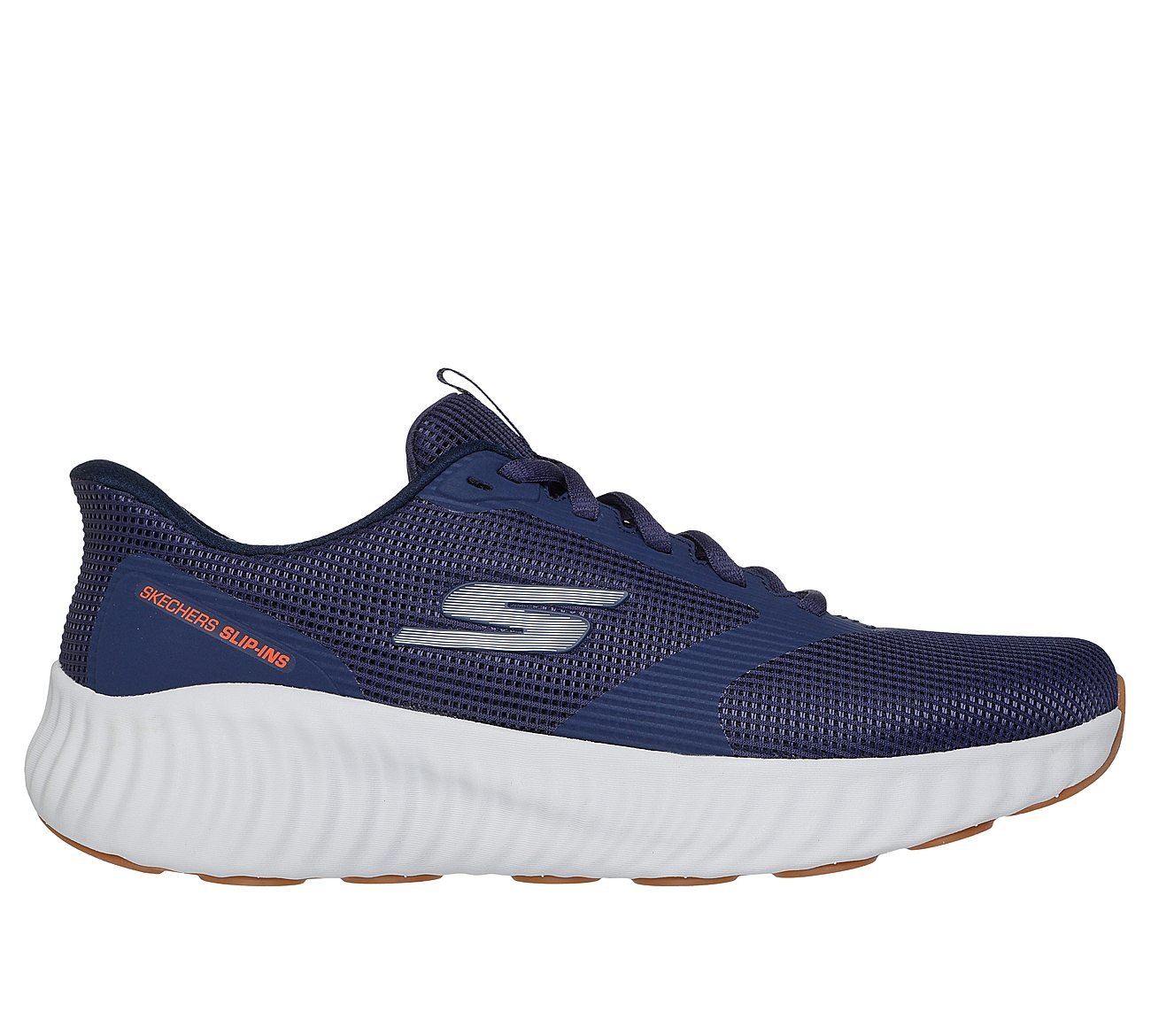 GO RUN NOW - STOVER, NAVY Footwear Lateral View