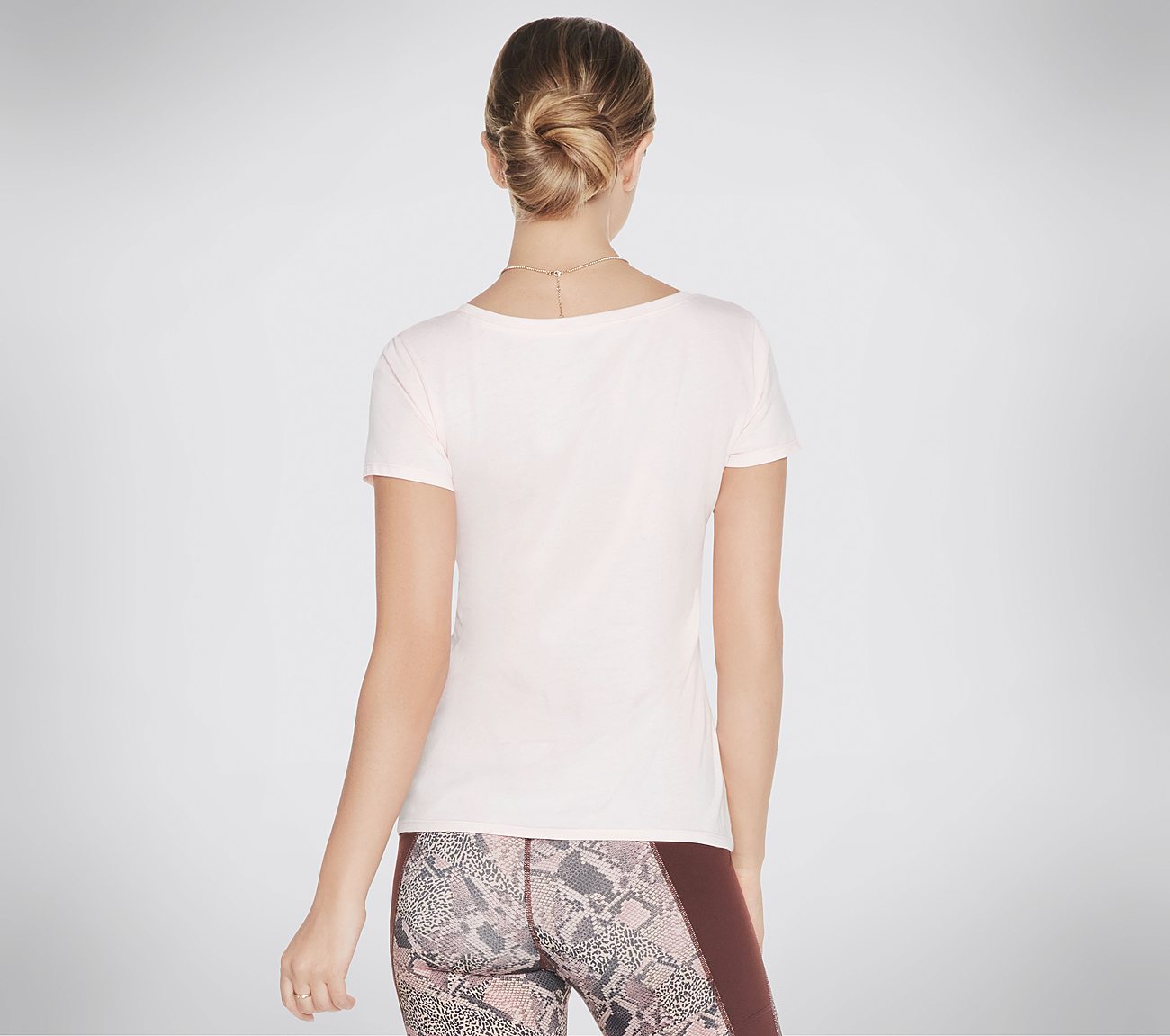 ROSE SNAKE BALLET, LLIGHT PINK Apparels Top View