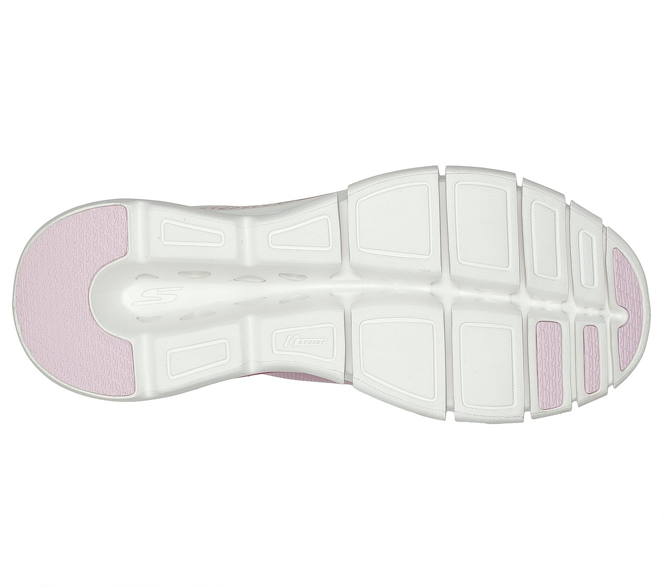 GO RUN GLIDE-STEP FLEX - ZULA, PPINK Footwear Bottom View