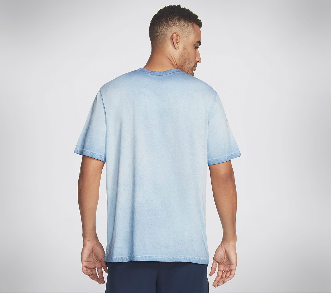 TRIPLE S WASH T-SHIRT, ROYAL Apparels Top View