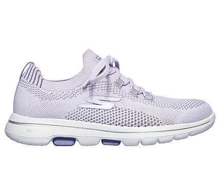 GO WALK 5 - UPRISE, LAVENDER Footwear Right View