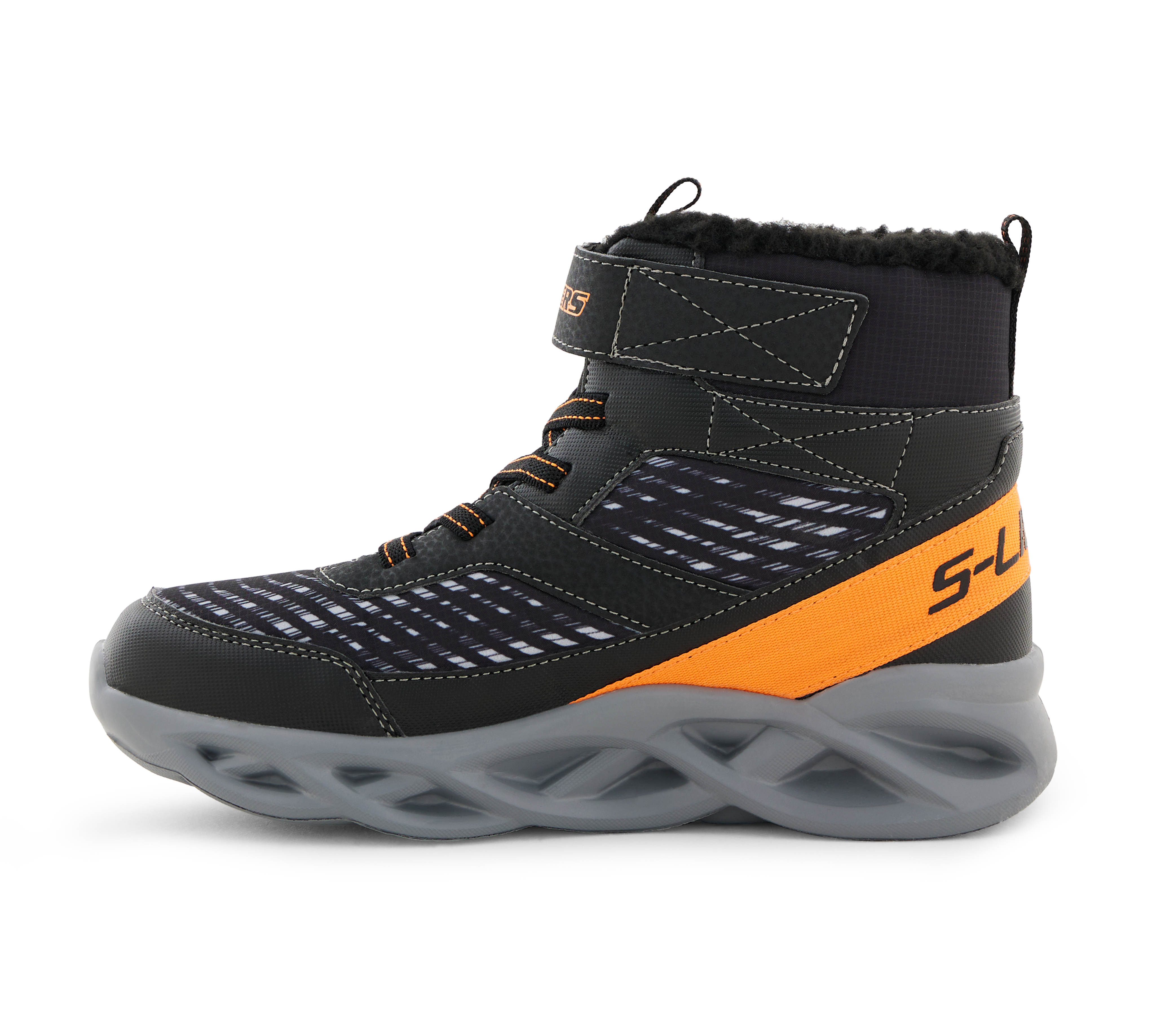 TWISTED-BRIGHTS - DROVOX, BLACK/ORANGE Footwear Left View