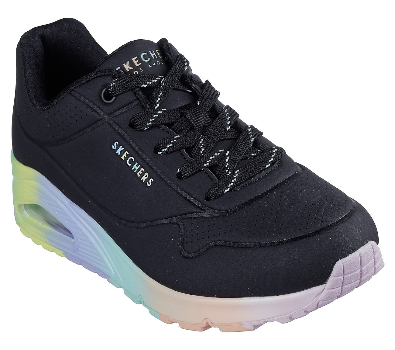 UNO - RAINBOW SOULS, BLACK/MINT Footwear Right View