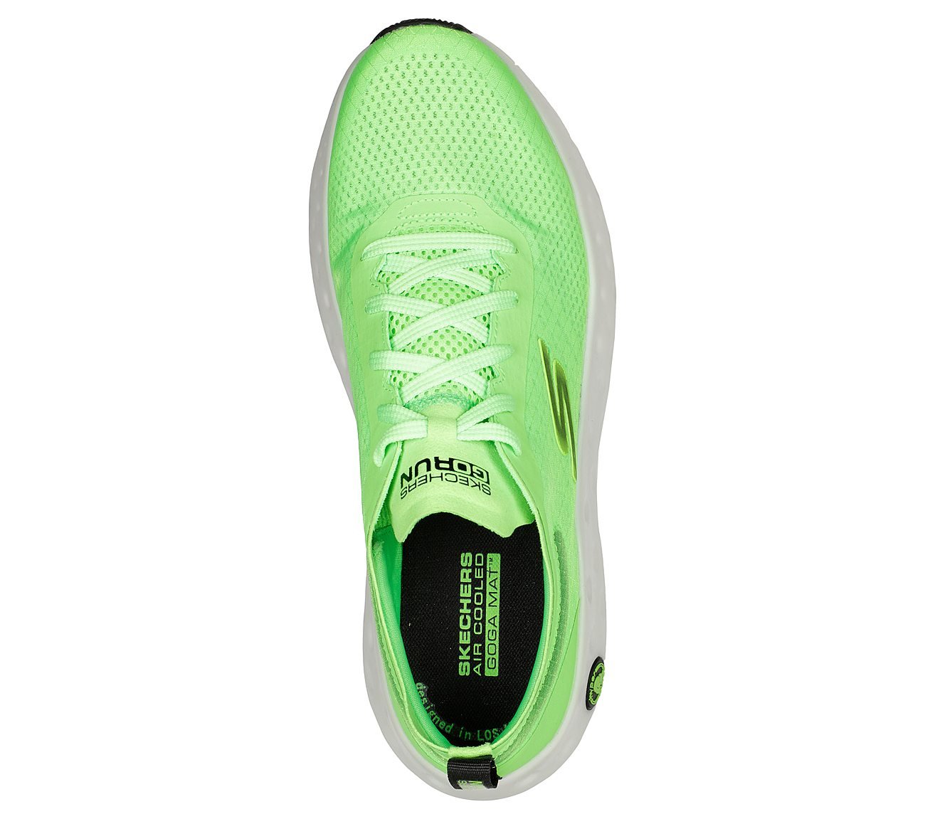 MAX CUSHIONING HYPER CRAZE BO, LIME Footwear Top View