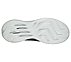 GO RUN FAST-GLIDE, CHARCOAL/TURQUOISE Footwear Bottom View