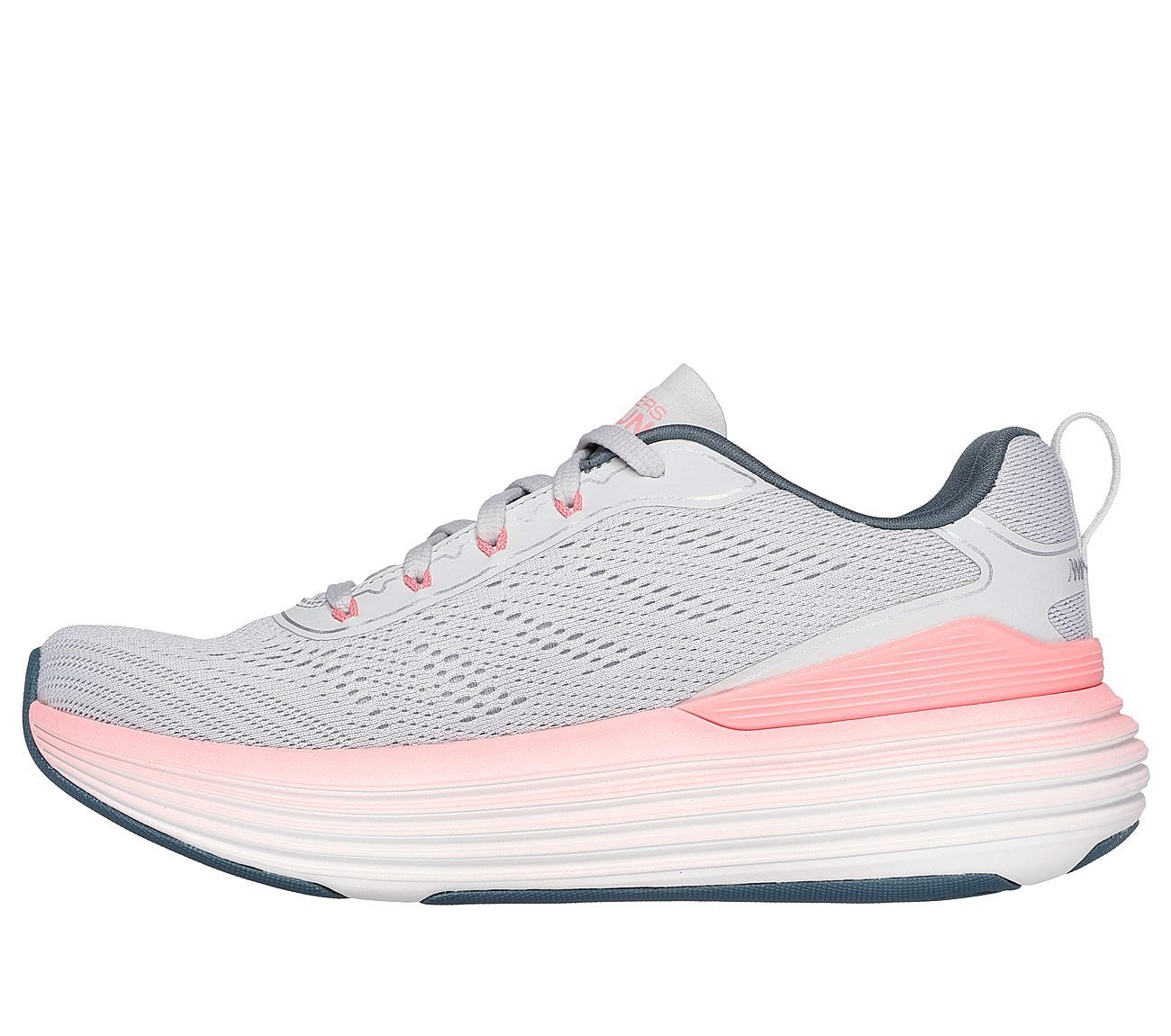 MAX CUSHIONING SUSPENSION - H, LIGHT GREY/PINK Footwear Left View