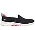 GO WALK 6 - OCEAN SPLASH, BLACK/HOT PINK