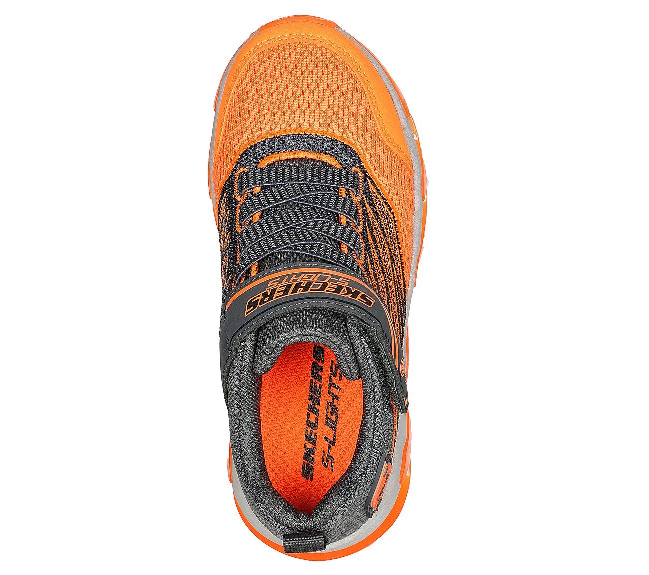 MEGA-SURGE - NEZCO, CHARCOAL/ORANGE Footwear Top View