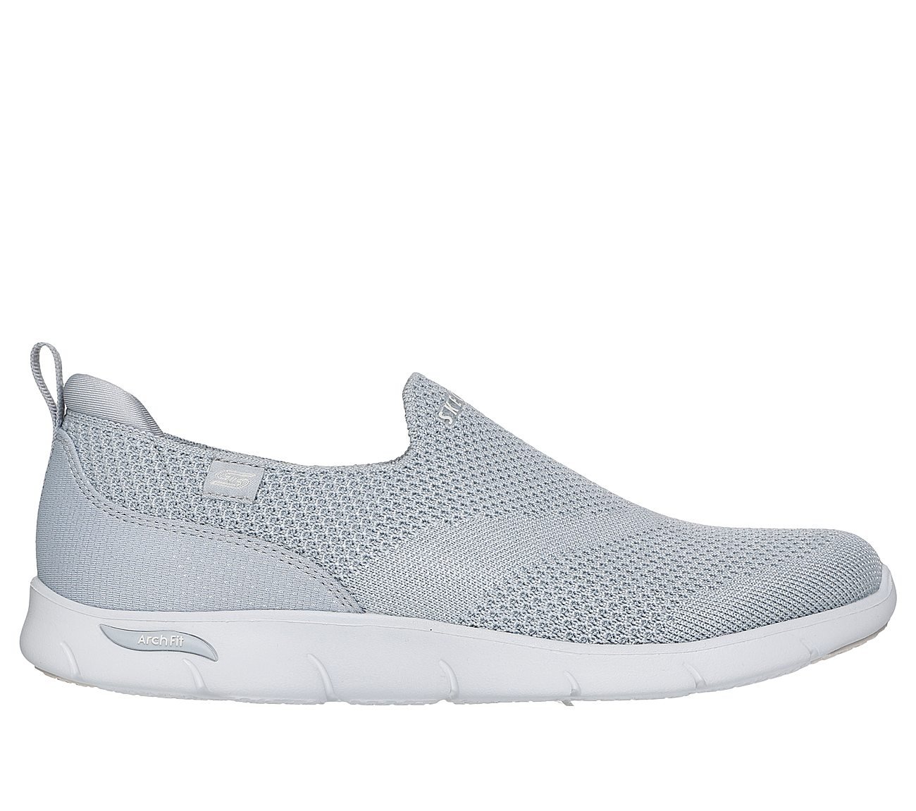 ARCH FIT REFINE - IRIS, GREY Footwear Lateral View