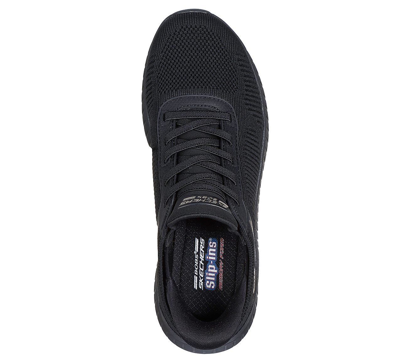 BOBS SQUAD CHAOS-CURRENT MUSE, BBLACK Footwear Top View
