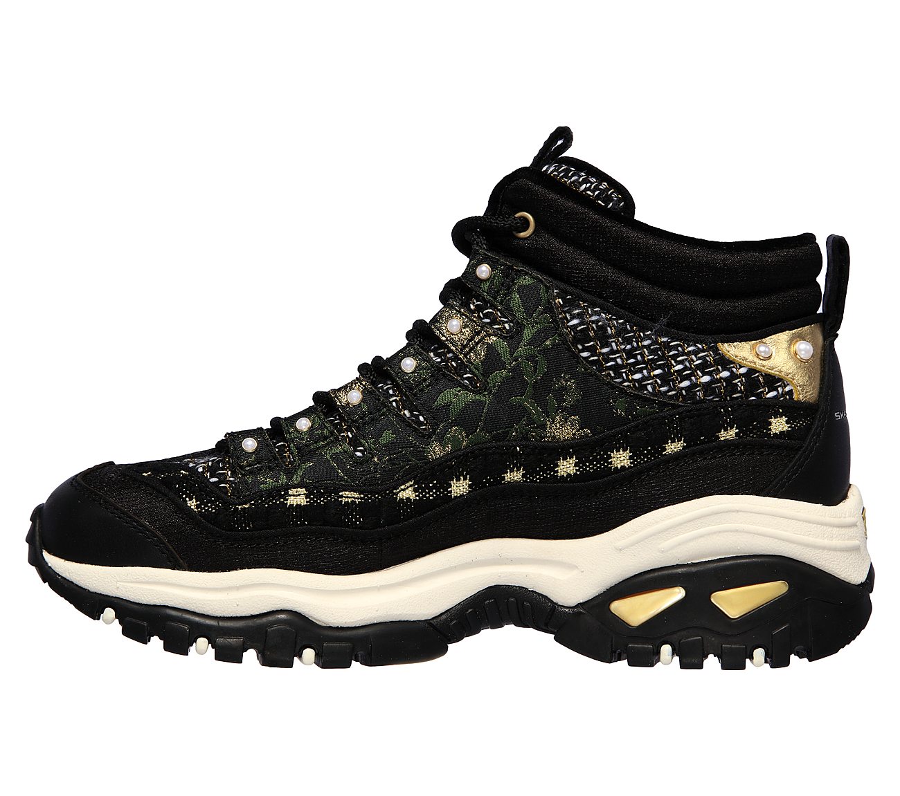 ENERGY-ECLECTIC TIMES, BLACK/GOLD Footwear Left View