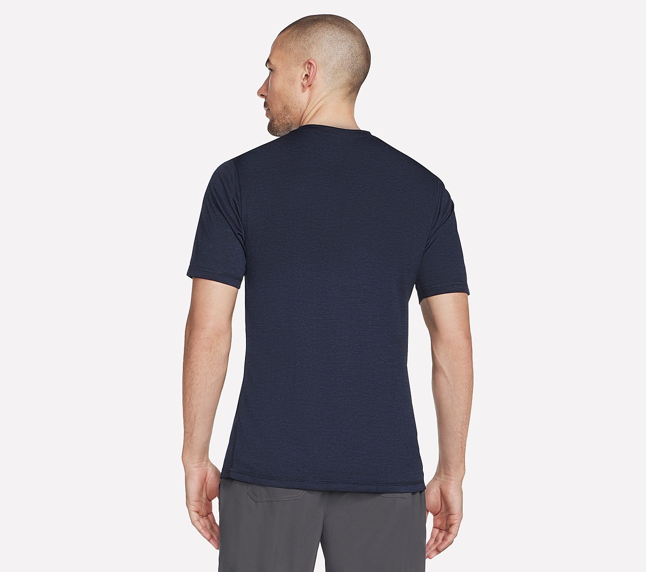GODRI CHARGE DASH T-SHIRT, NNNAVY Apparels Top View