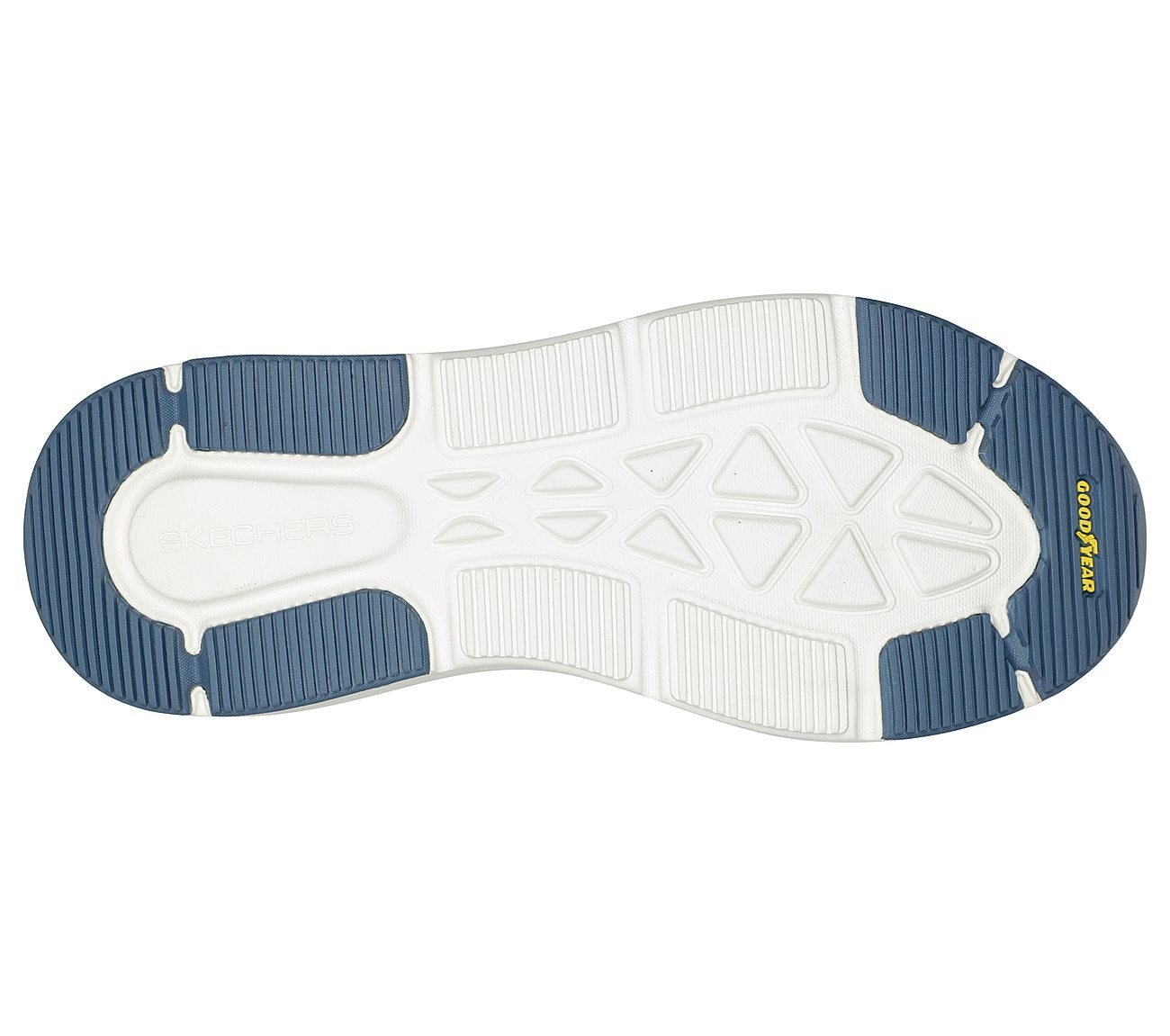 MAX CUSHIONING DELTA, GREY/BLUE Footwear Bottom View