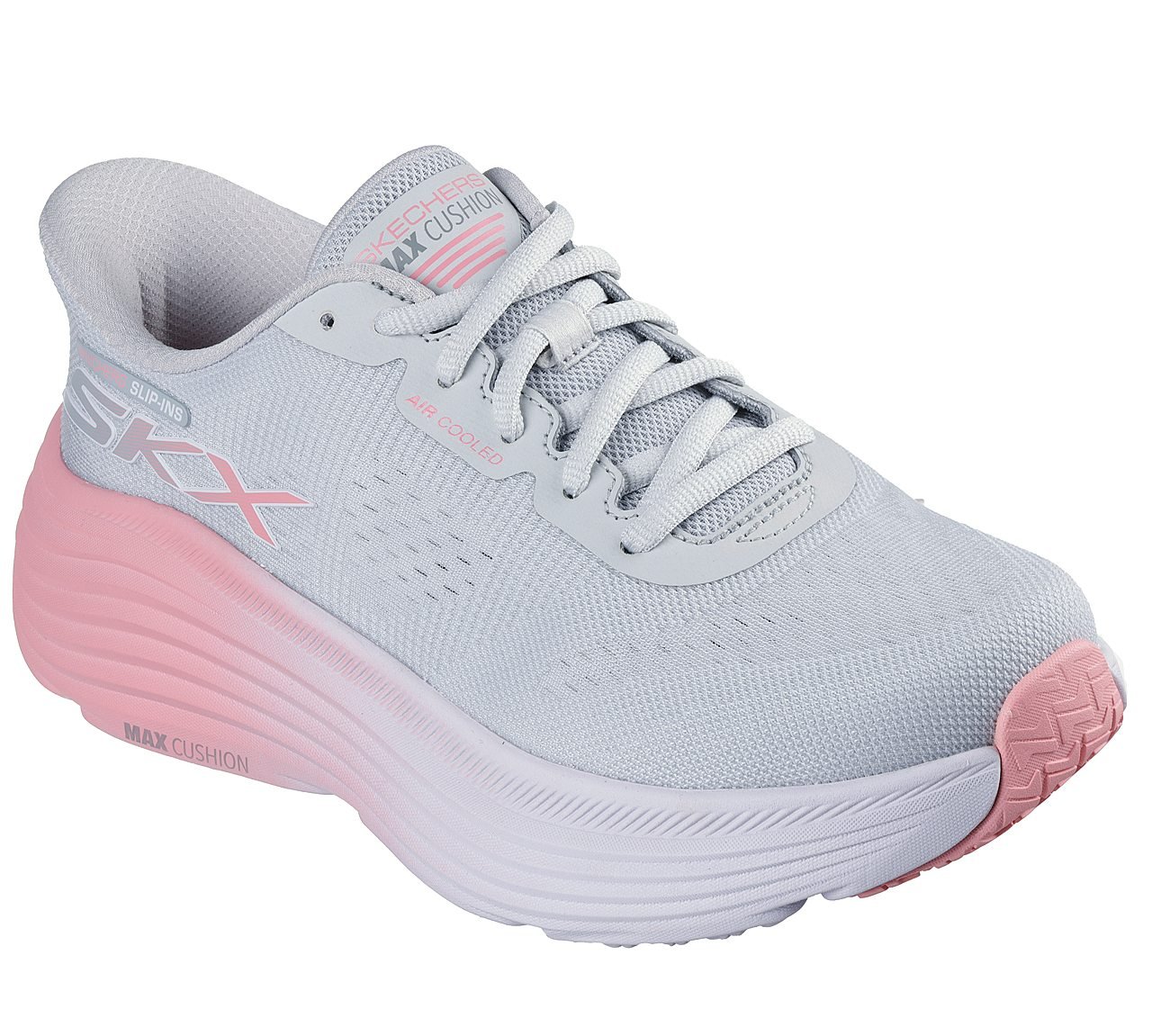 MAX CUSHIONING ENDEAVOUR - HA, GREY/PINK Footwear Right View