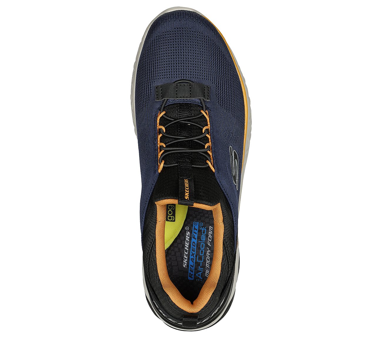 BISMARK - MERKELL, NAVY/BLACK Footwear Top View