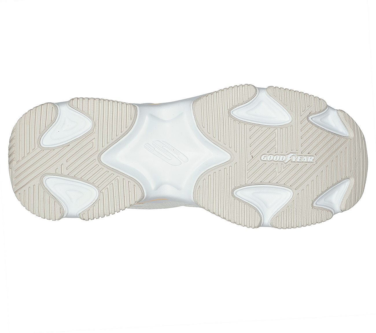 CHUNKY FASHION 1, WHITE/MULTI Footwear Bottom View