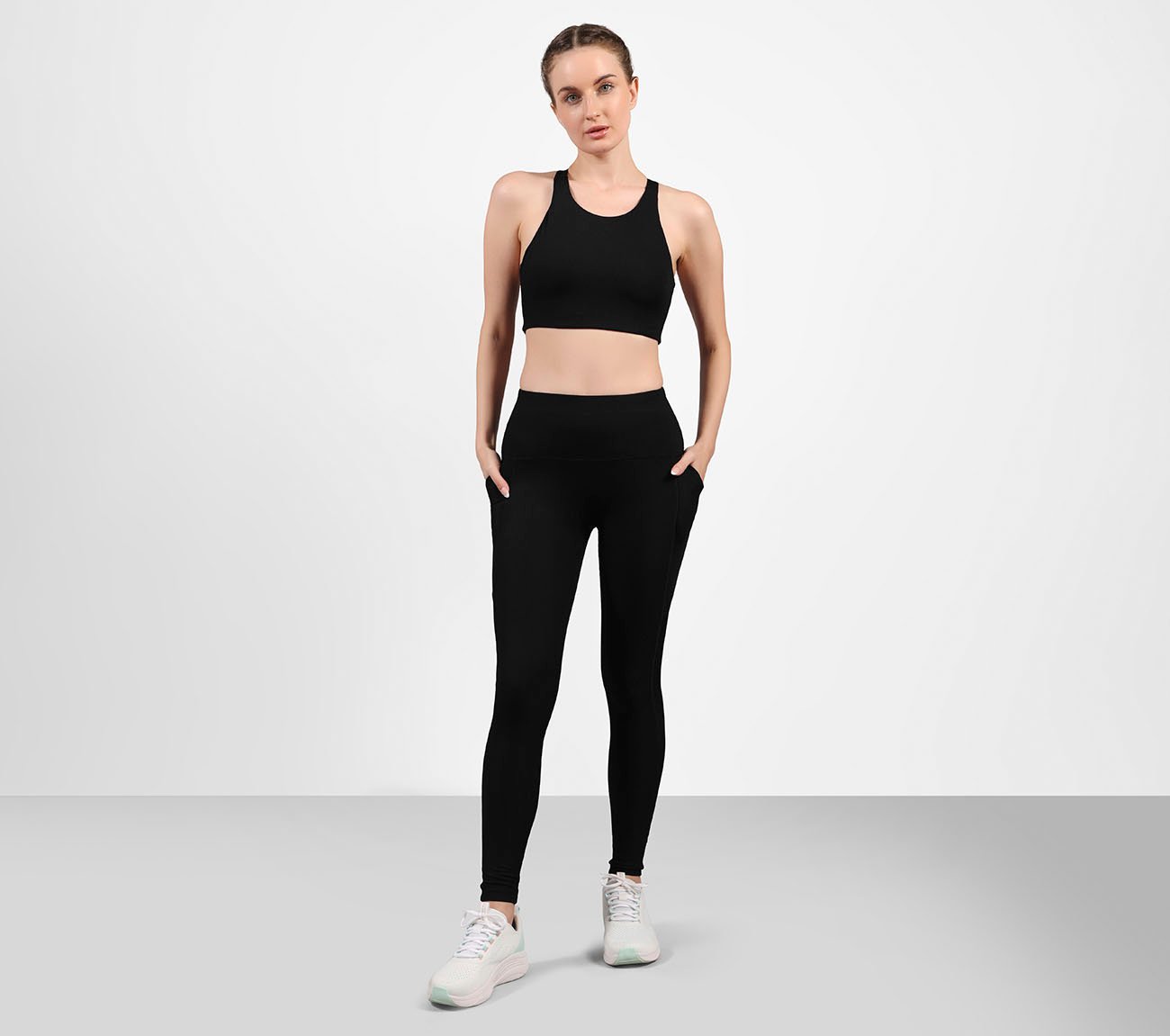 VERTICAL PATTERN PANT, BLACK Apparels Right View