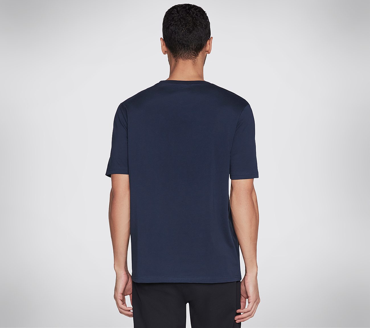 SKECHERS BIG ADVENTURE T-SHIRT, NNNAVY Apparels Top View