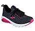 SKECH-AIR EXTREME-EASY MOVE, BLACK/HOT PINK Footwear Lateral View