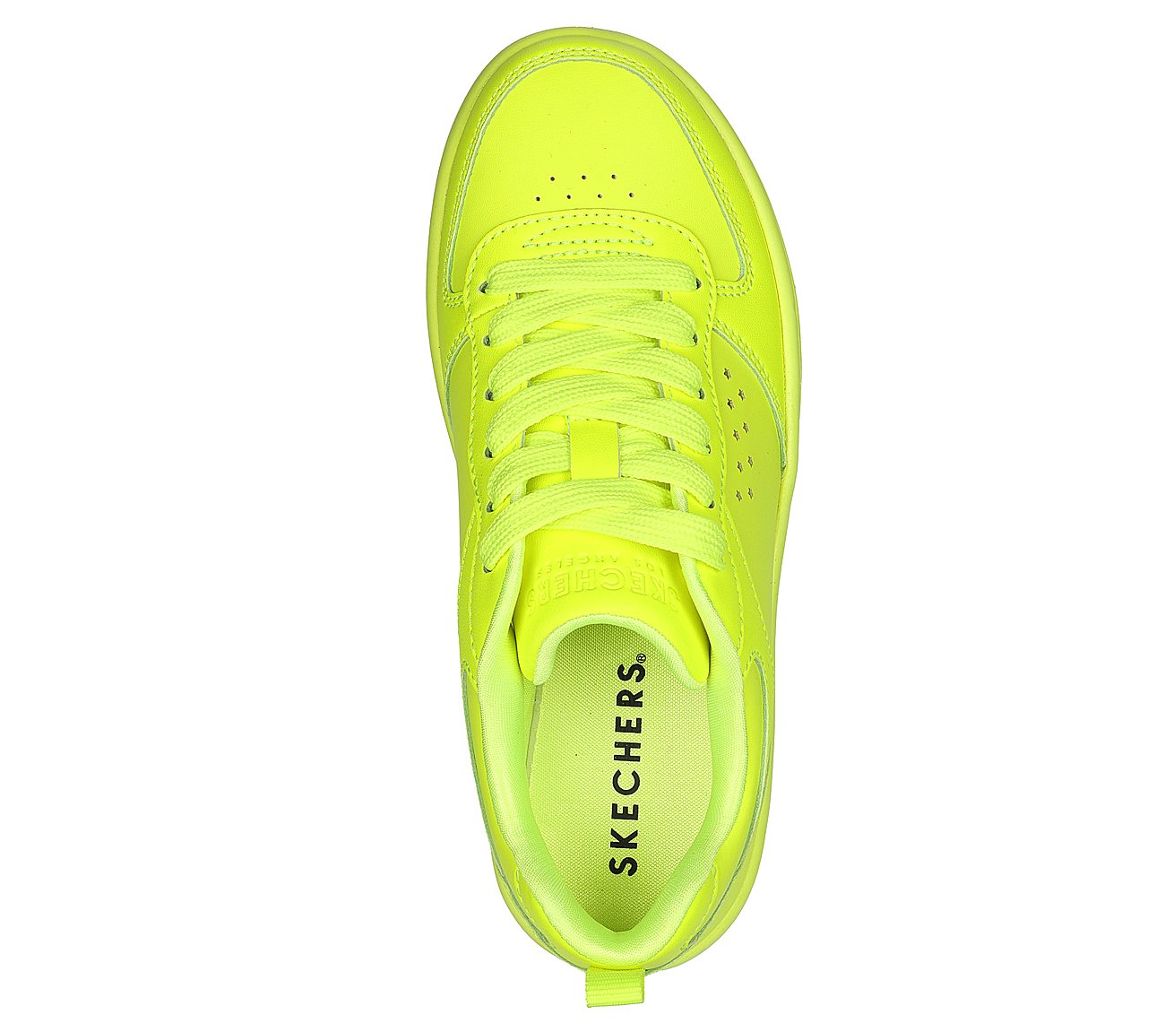 COURT HIGH - COLOR ZONE, NEON/YELLOW Footwear Top View